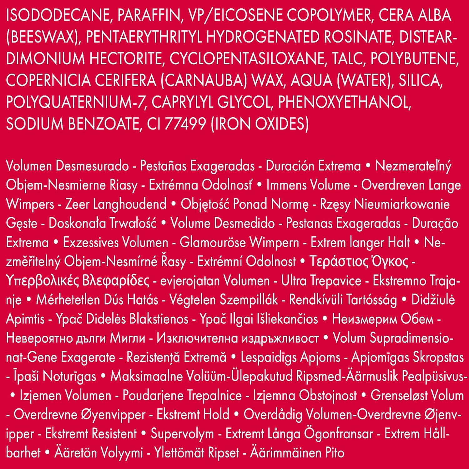 Pupa Milano Vamp! Volume Building Mascara, 301 Electric Blue, 9 Ml