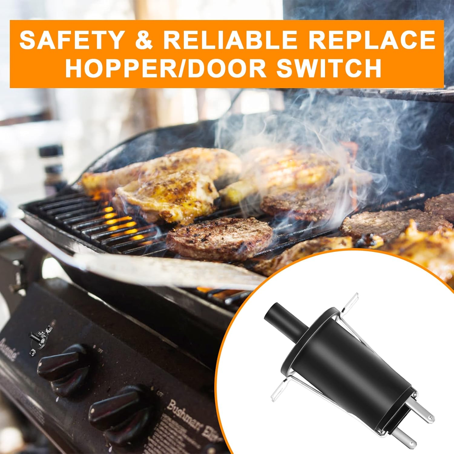 Hopper Lid/Door Switch Replacement Part for Masterbuilt Gravity Series 560/800/1050 Xl and Digital Charcoal Grill & Smoker-1 Pack image number 3