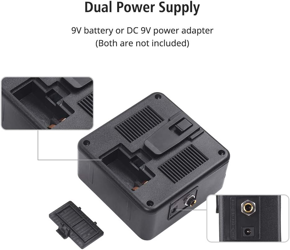 ACAGALA Mini Guitar Amplifier Amp Speaker 5W with 6.35Mm Input 1/4 Inch Headphone Output Supports Volume Tone Adjustment Overdrive image number 6