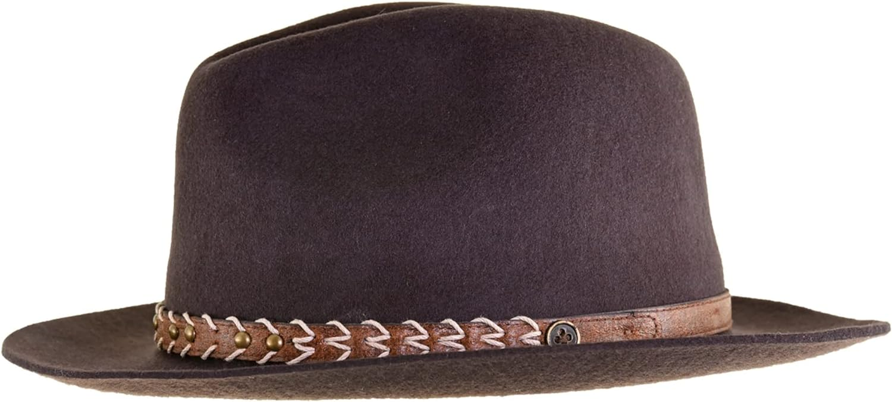 The Cove Felt Hat, Chocolate, Small/Medium