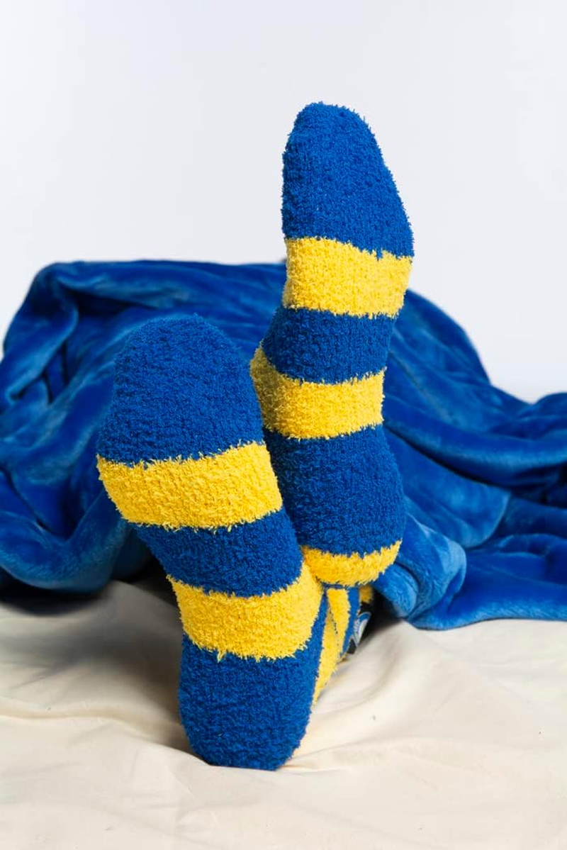 NRL Parramatta Eels Comfortable Soft Feel Supporter Bed Socks 3 Pair | National Rugby League | Women'S Sizes image number 2