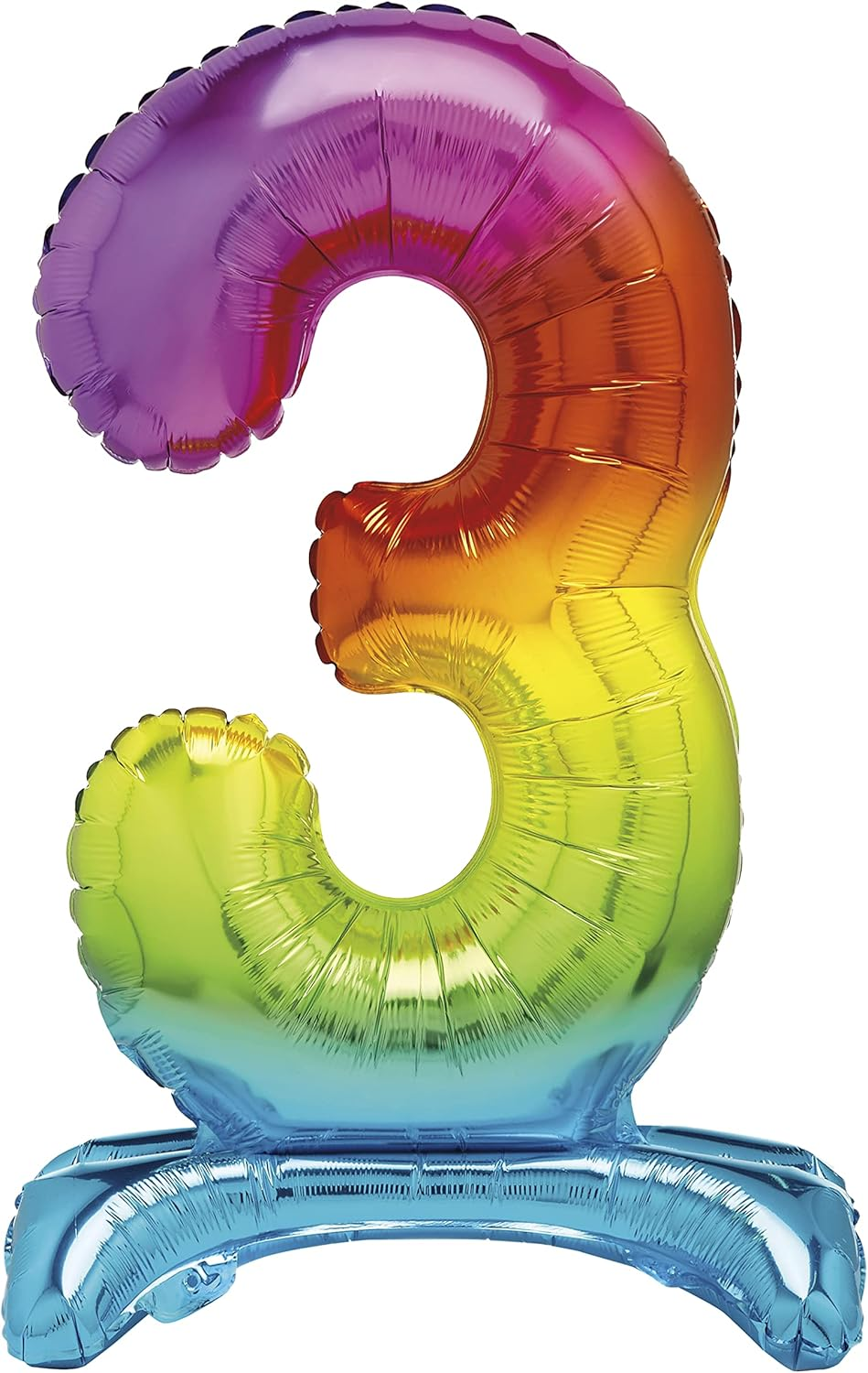 Unique Party 12889 - Giant Standing Foil Number 9 Balloon - 76 Cm - Blue image number 6