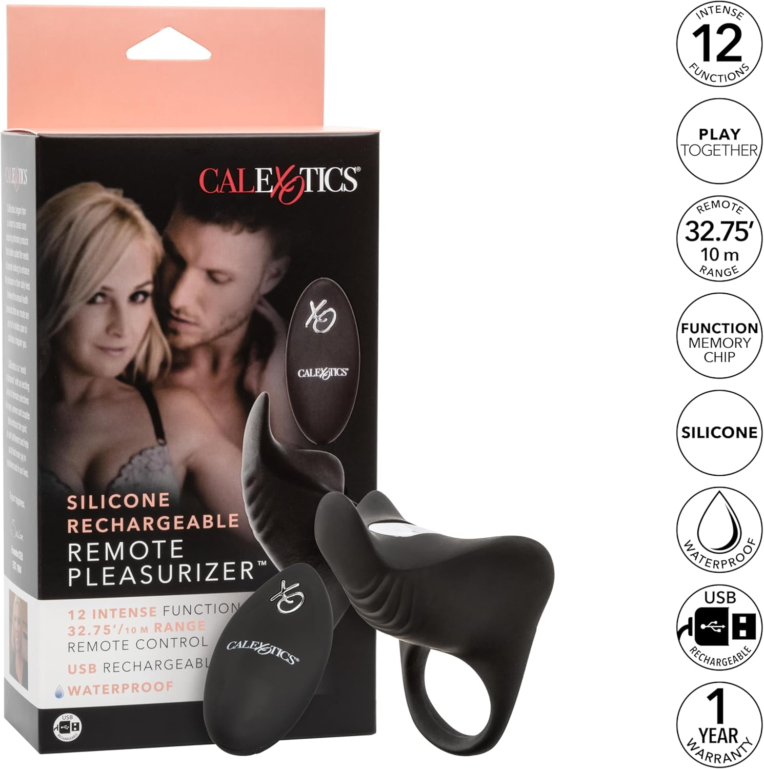 Silicone Rechargeable Remote Pleasurizer image number 5