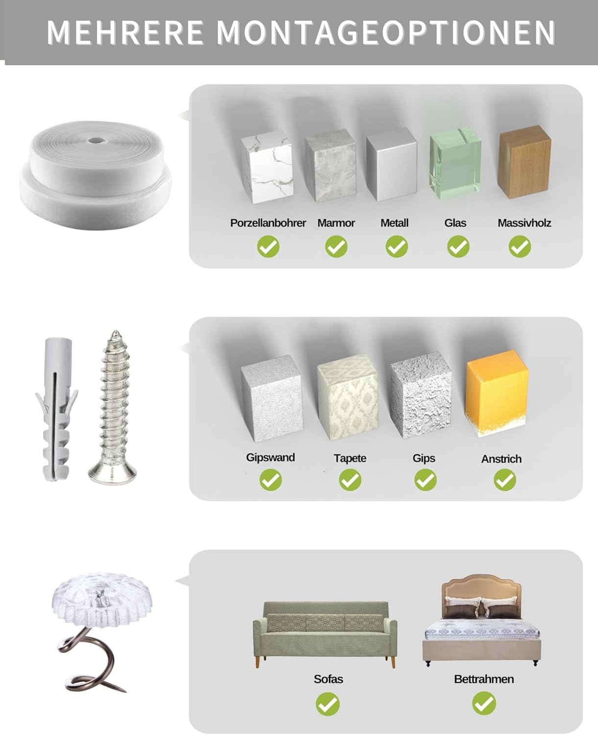 Janyoo Pack of 2 Cat Scratching Mat, Scratch Protection, Sisal Cat Scratching Mat, Cat Scratching Mat, Scratching Mat, Scratching Board, Wall for Protects Carpets and Sofas, 60 X 25 Cm (Grey) image number 7