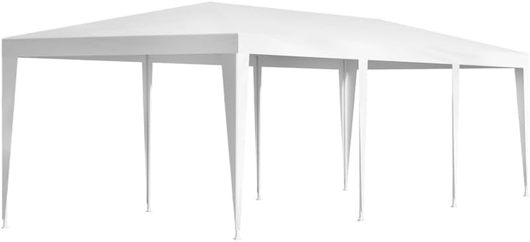 Instahut Gazebo 3X9, Camping Tent Marquee Folding White Gazebos Shade Garden Outdoor Wedding Party Canopy Patio, with Carry Bag and 8 Ropes Water Resistant and UV Coating image number 1