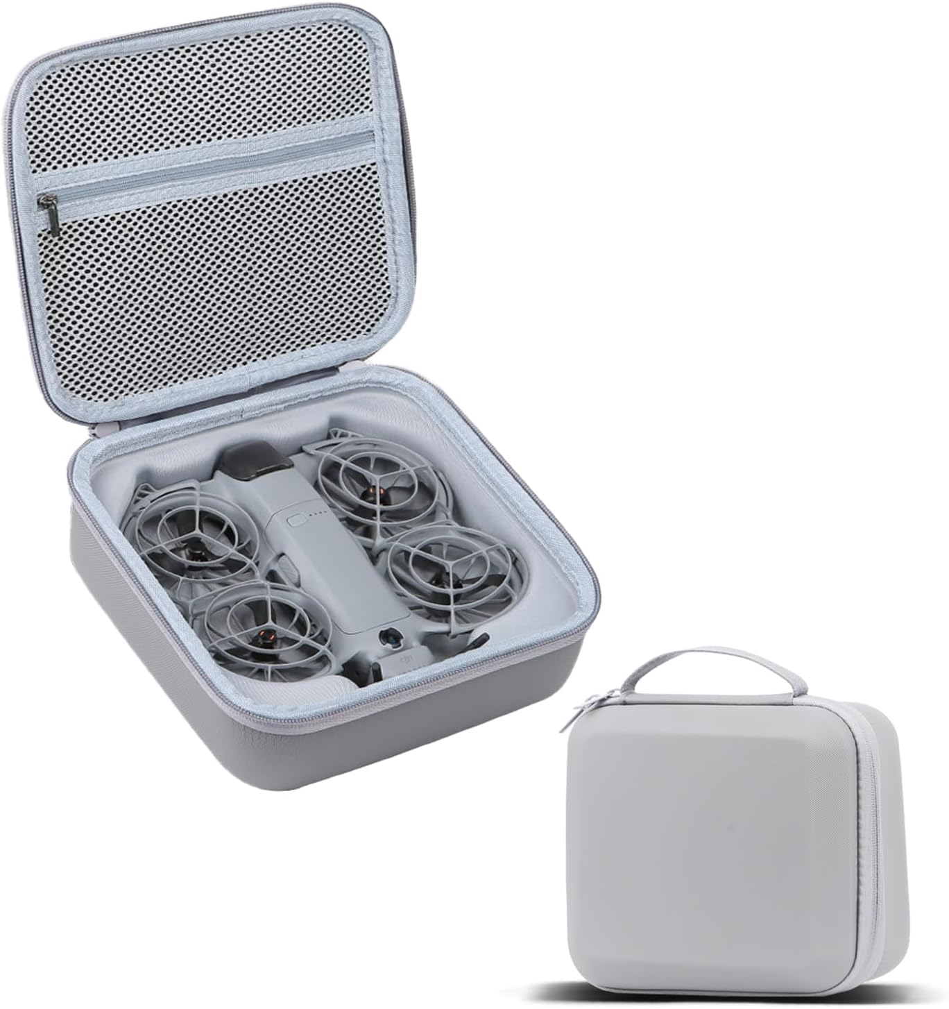 TEHAOUU Portable Case Compatible with DJI NEO 2, Storage Bag with EPE Liner, Drone Accessory Organizer (Black)