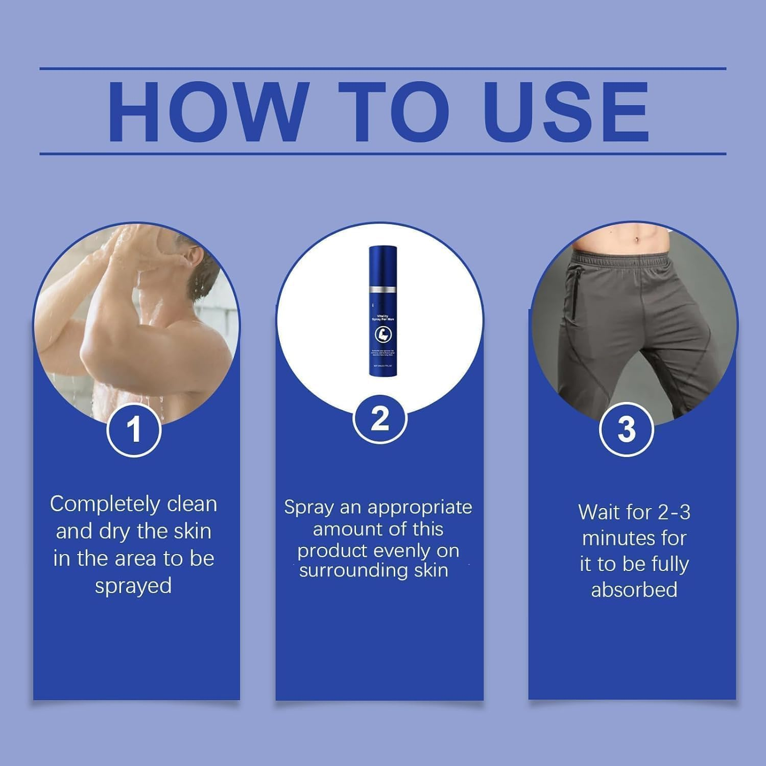 Vital Spray for Men,Maintain Lasting Vitality,Delay Sprays for Mens,Gives Male Charm with Fast-Acting Results - 1Pcs image number 3