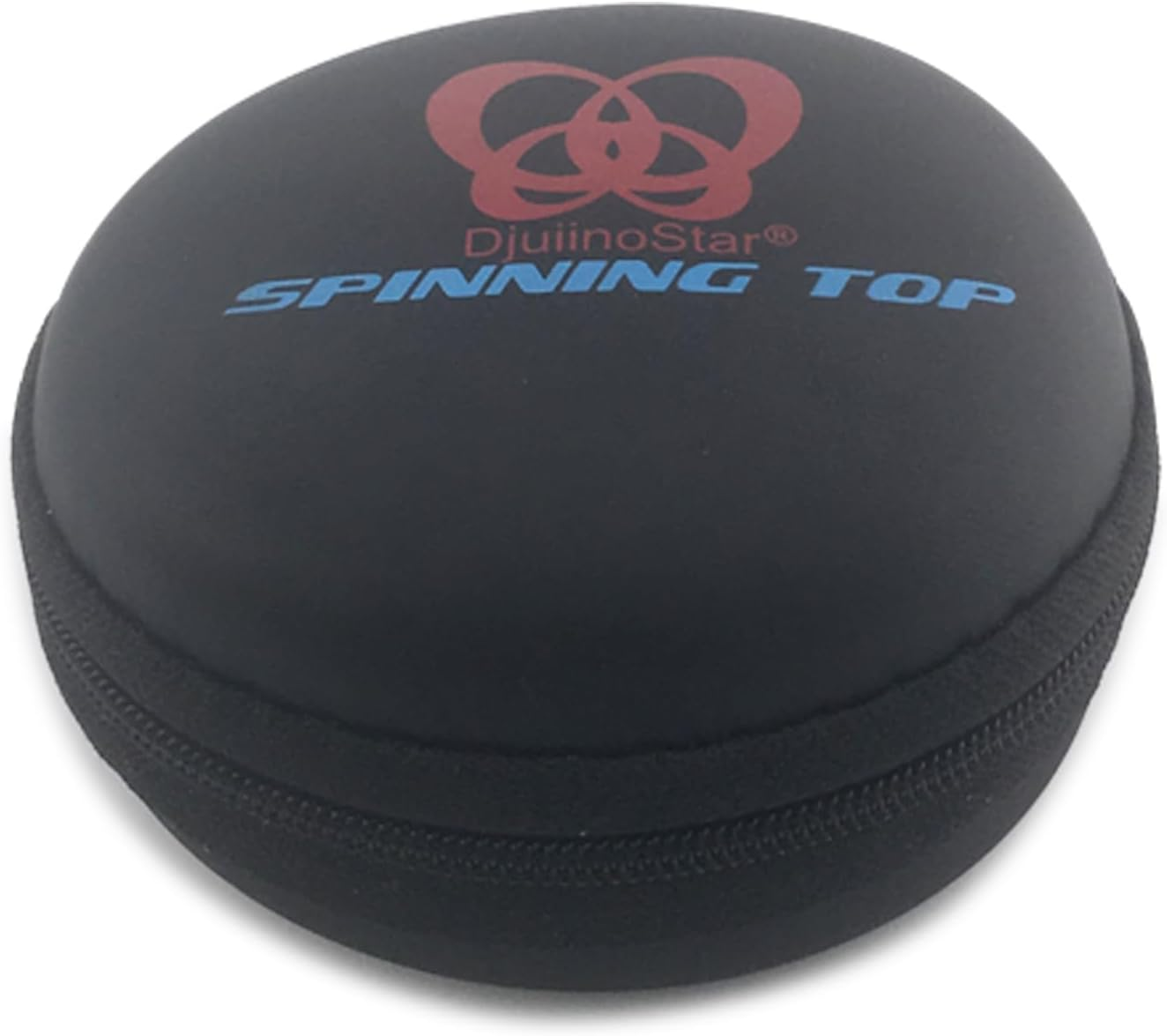 Djuiinostar Spinning Top: Long Lasting (5-8 Minutes), with Glass Base (Diameter: 3.15"; Focal Length: -30Cm; Edge Polished) and Carry Case, CNC Machined, Time Killer, EDC Desk Toy, Fancy Gift DST-820B image number 3