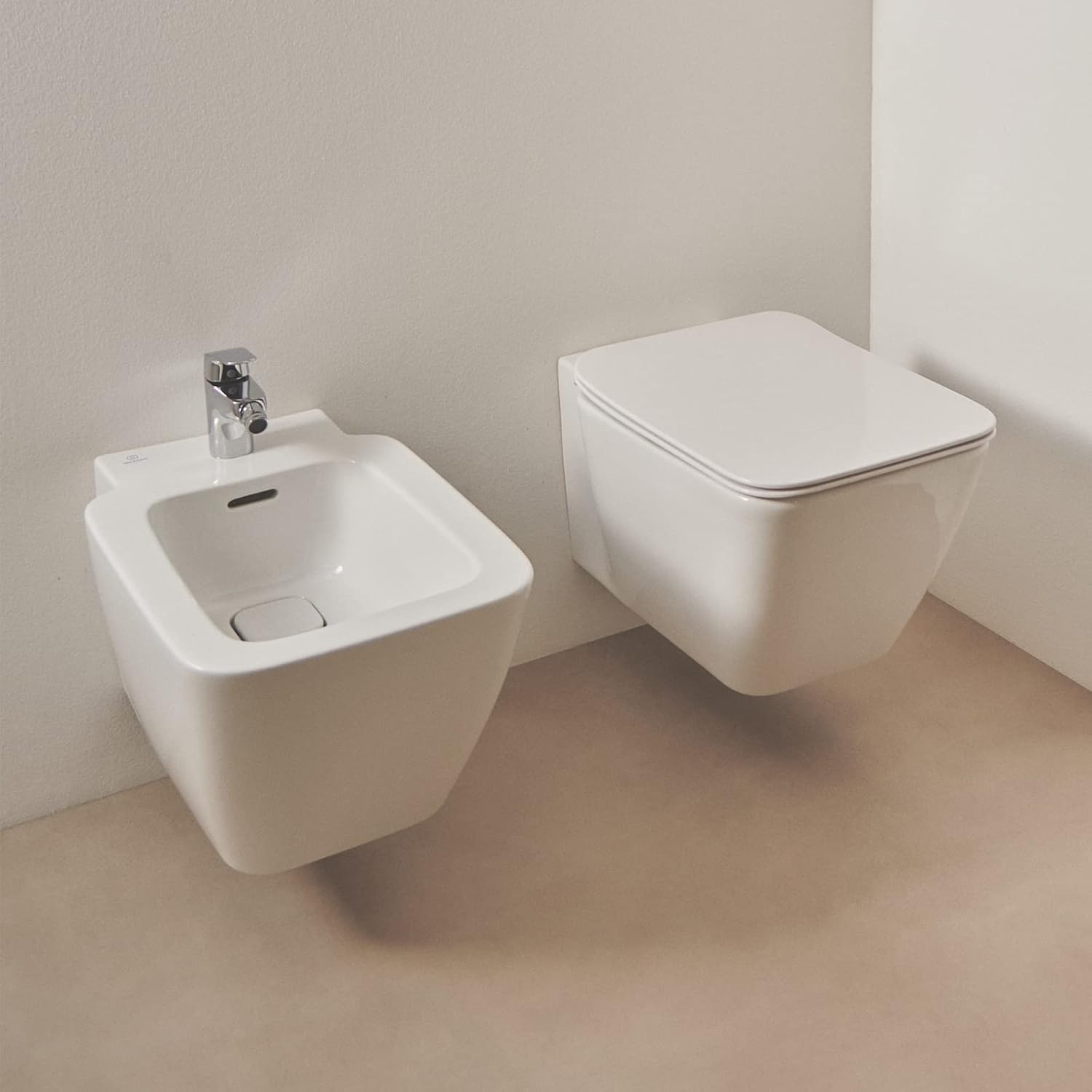 Ideal Standard B1718AA Ceraflex Bidet Mixer with Pull Button Waste image number 3