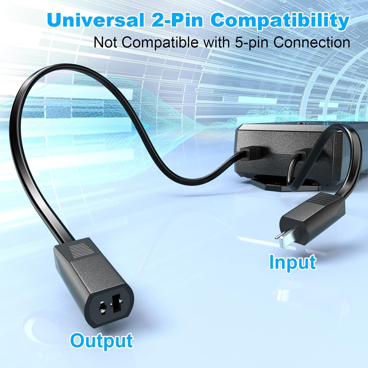 Battery Pack for Reclining Furniture,2500Mah Recliner Battery Packs Rechargeable 2 Pin, Universal Wireless Batteries for Reclining Furniture with Charger for Electric Recliner,Sofa,Couch,Lift Chair image number 6