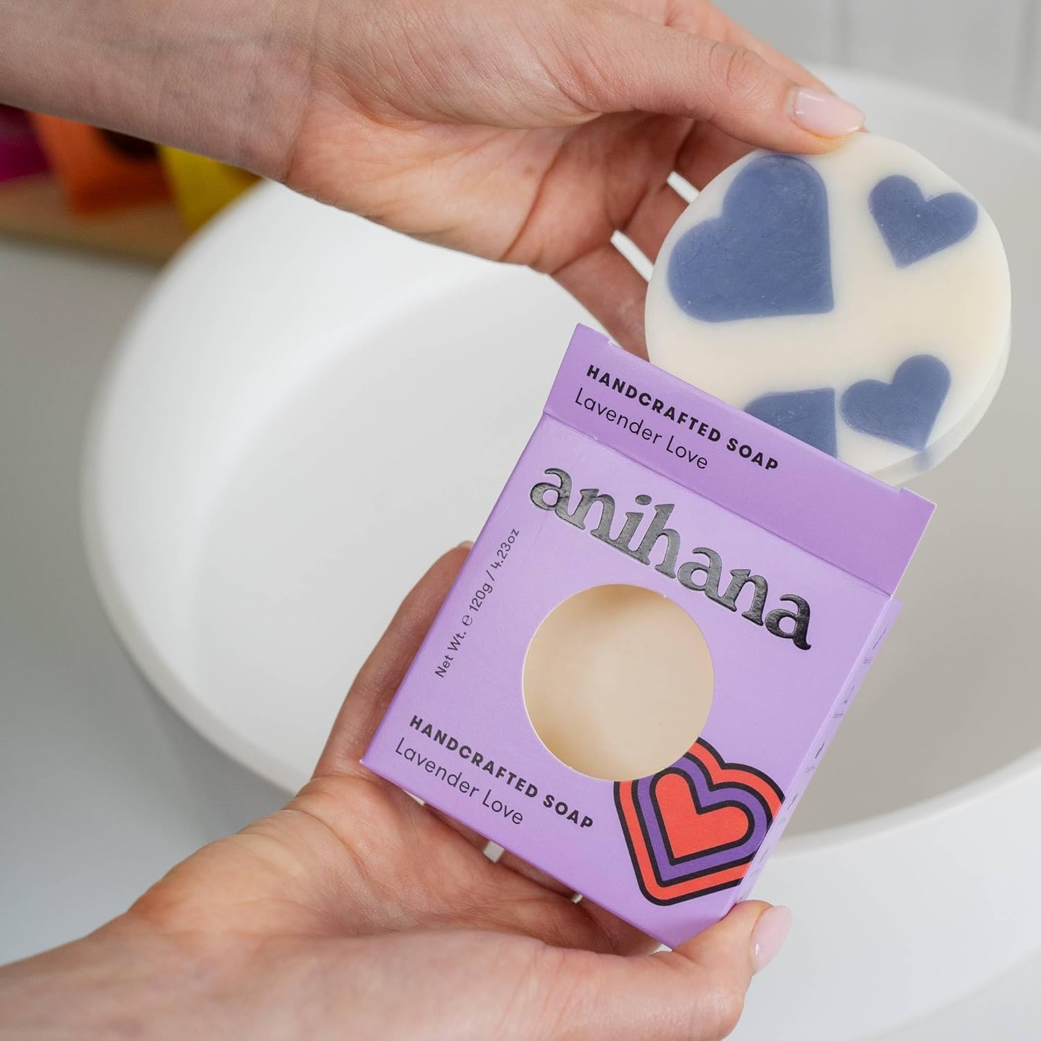 Anihana Lavender Soap Bar 120 G image number 4