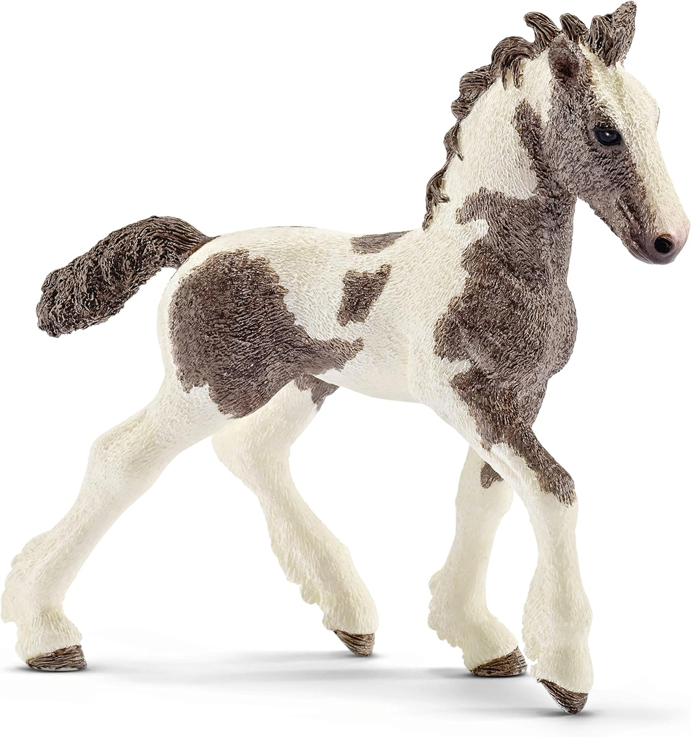 Schleich Farm World, Realistic Farm Animal Horse Toys for Kids and Toddlers, Tinker Foal Toy Figurine, Ages 3+ image number 2