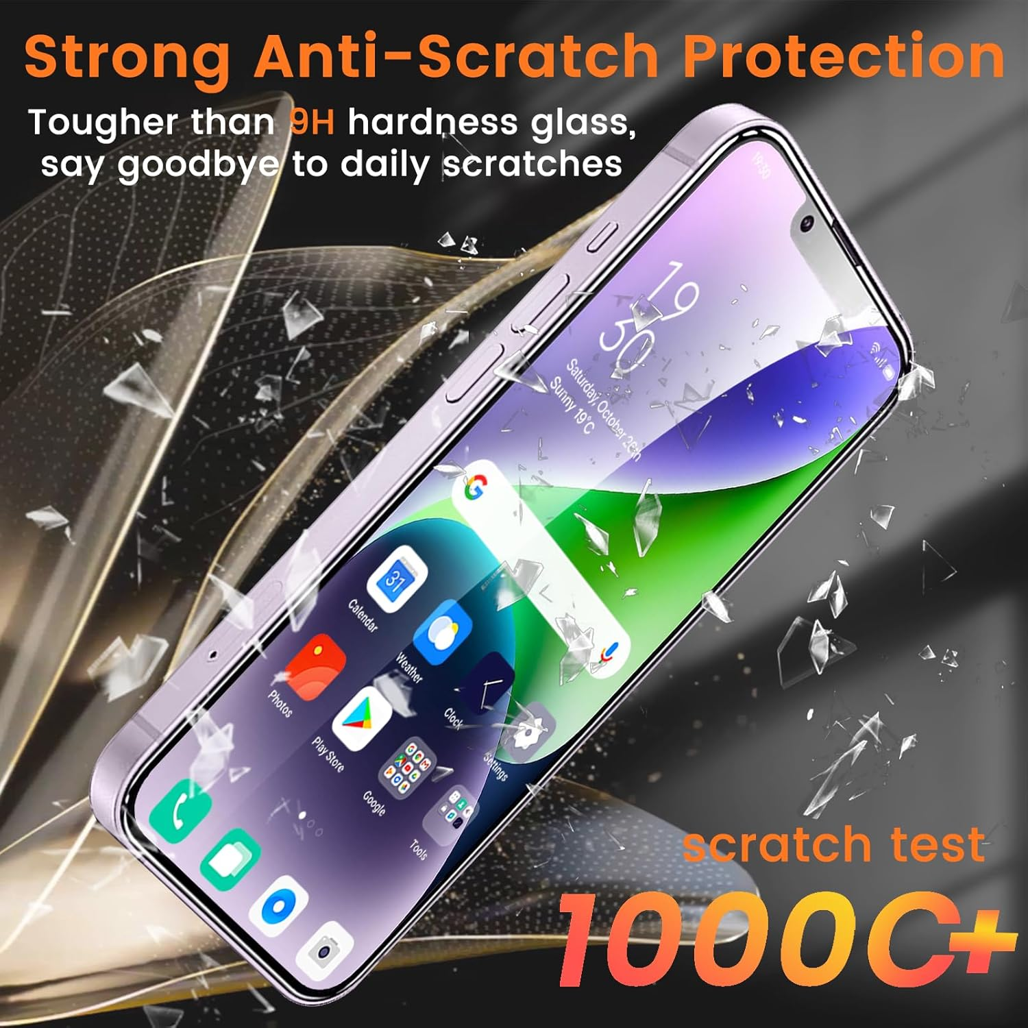 Lesakit 3+3 Pack Privacy Screen Protector for Iphone 14 plus 6.7-Inch with 3 Pack Camera Lens Protector, anti Spy Tempered Glass Film 9H Hardness Bubble Free Case Friendly image number 1