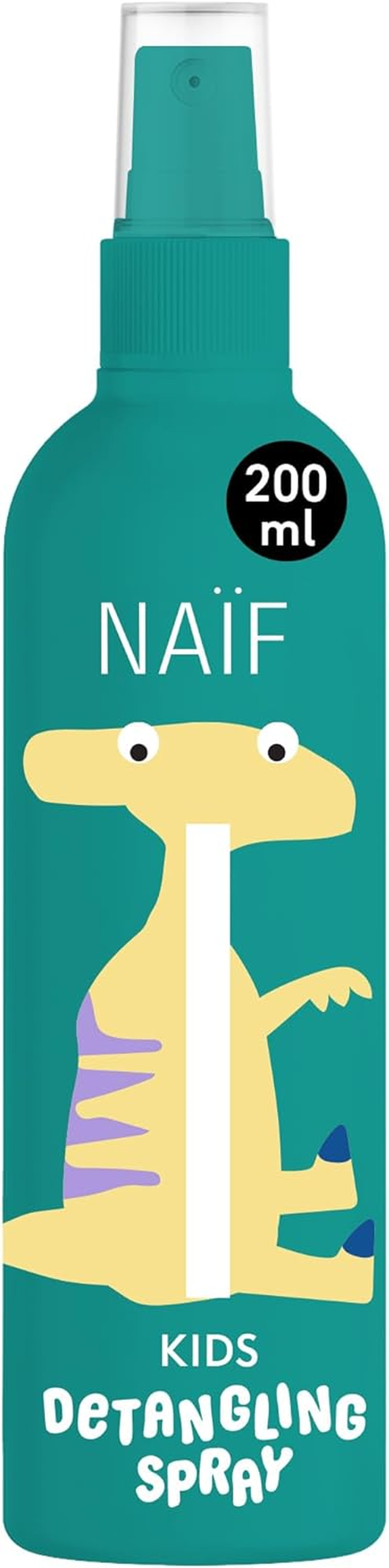 Na&iuml;f - Detangling Spray for Hair - for Soft, Easy to Comb Hair - for Children - Gentle Formula - 0% SLES - Dermatologically Tested - Natural Origin - 200Ml