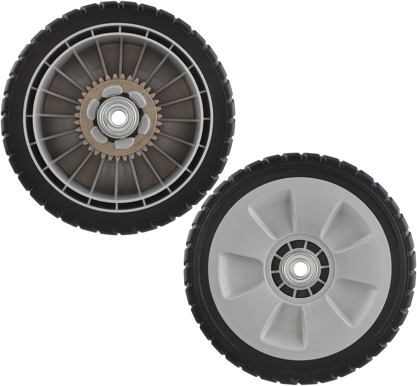 2 Pieces 8-Inch Lawn Mower Rear Wheel with Gear for Honda 42710-VE2-M01ZE 42710-VE2-M02ZE HRR216K6 image number 6