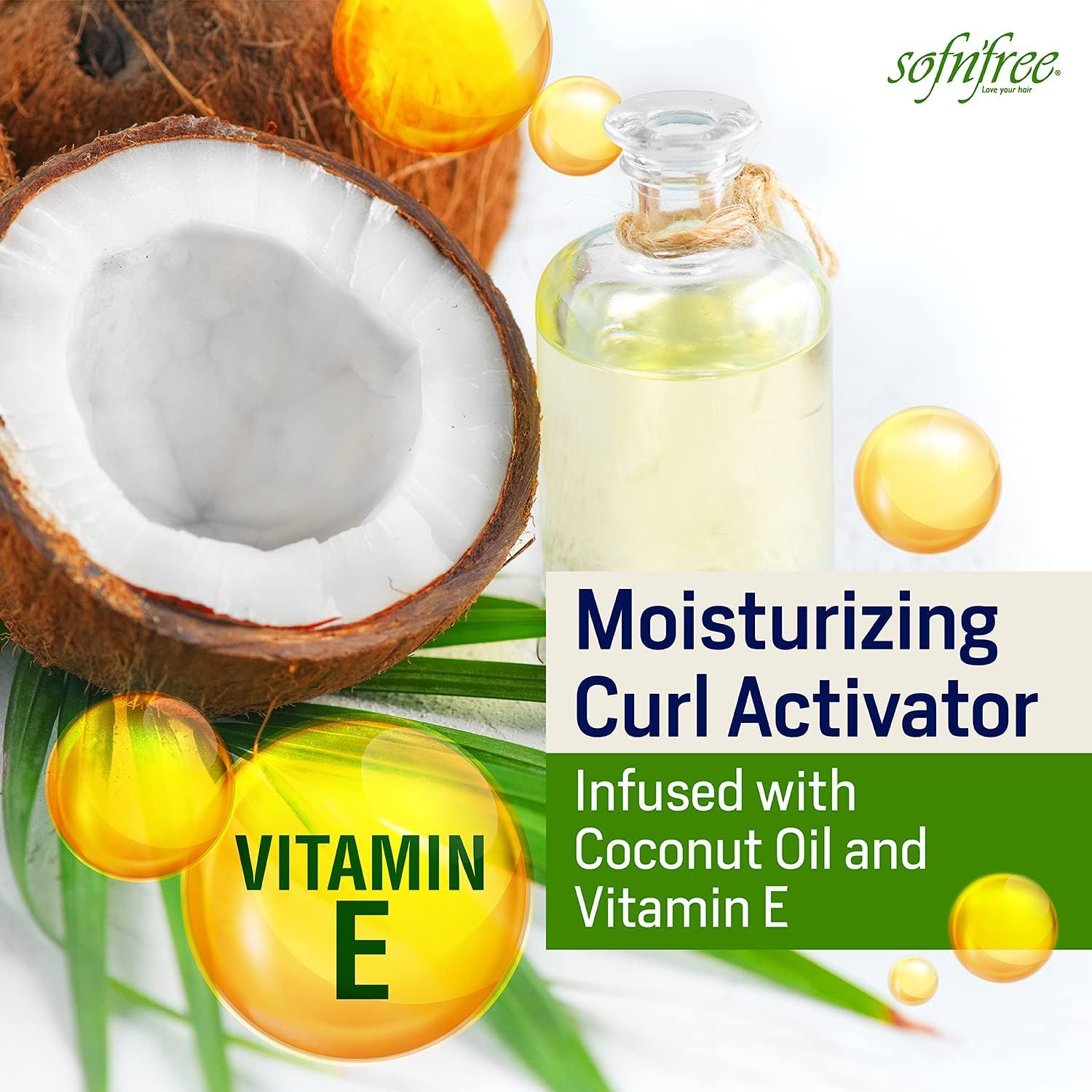 Sofn'Free Curl Activator Lotion with Vitamin E and Panthenol - 2 in 1 Activator image number 2
