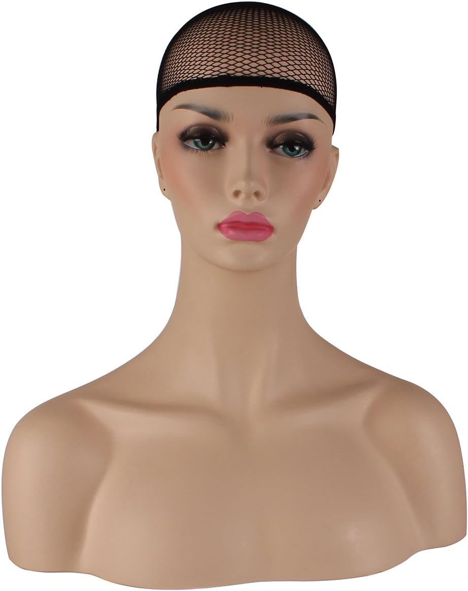 Akstore 28" 70Cm Fashion Wigs Long Wavy Curly Hair Cosplay Wig & Wig Cap (Blue) image number 4