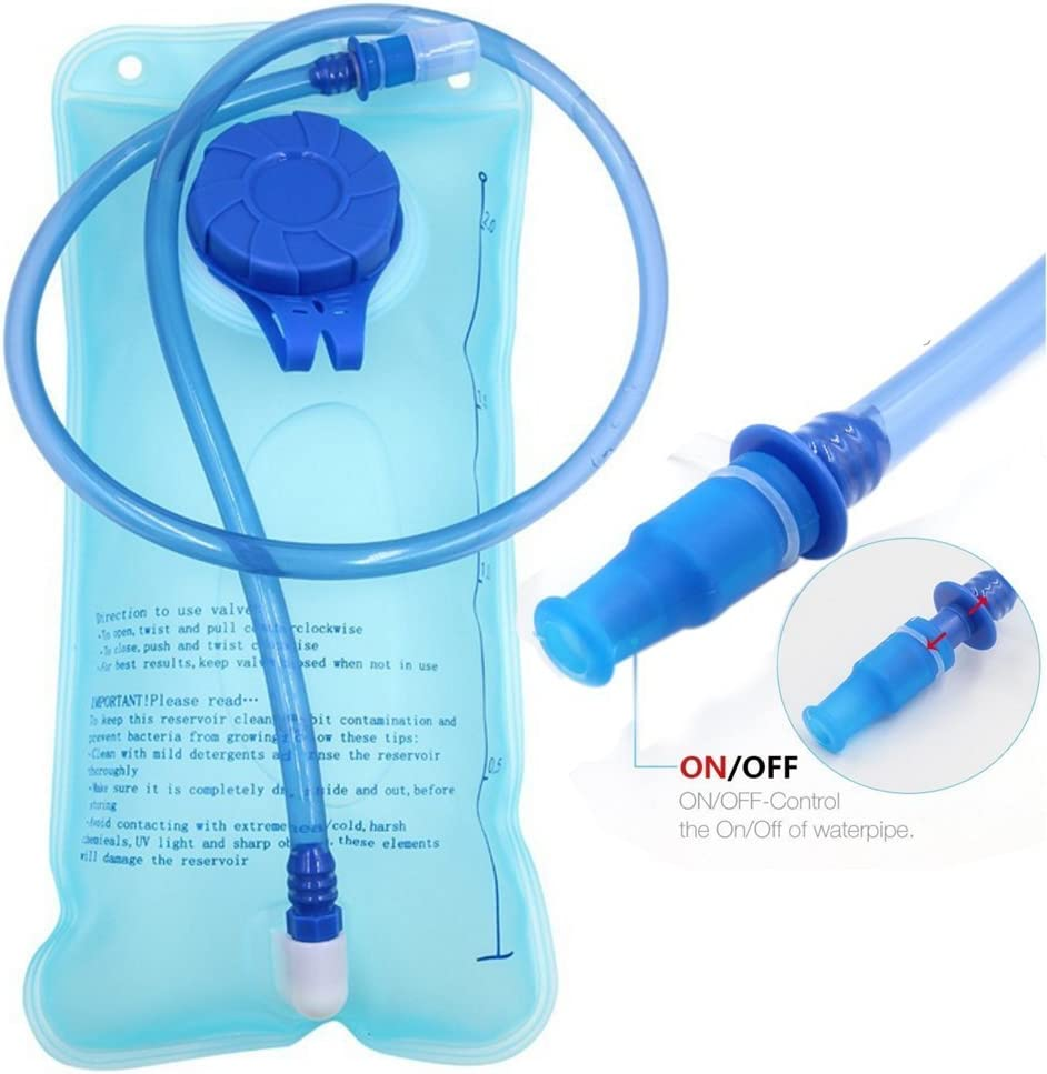 Hydration Pack 2L Water Bladder Bag Backpack Cycling Bicycle Hiking Camping (Black) image number 3