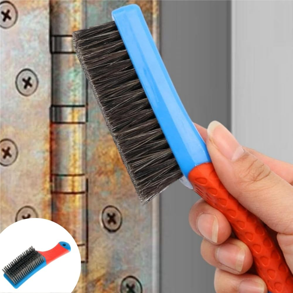 Stainless Steel Wire Metal Cleaning Brush, Used for Removing Rust and Dirt, Paint Scrubbing, 2 Pieces of Hard-Bristled Scraper Brush image number 4