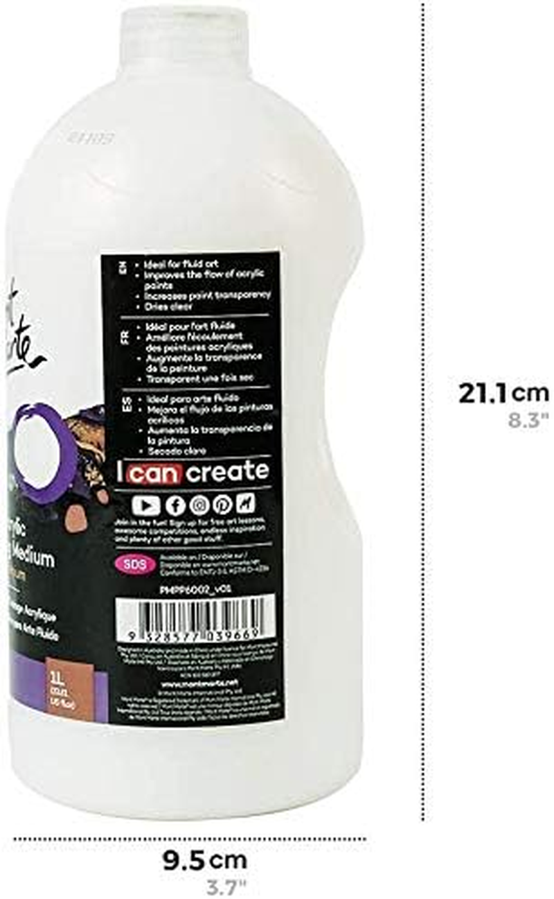 Mont Marte Premium Acrylic Pouring Medium 1 Litre image number 2