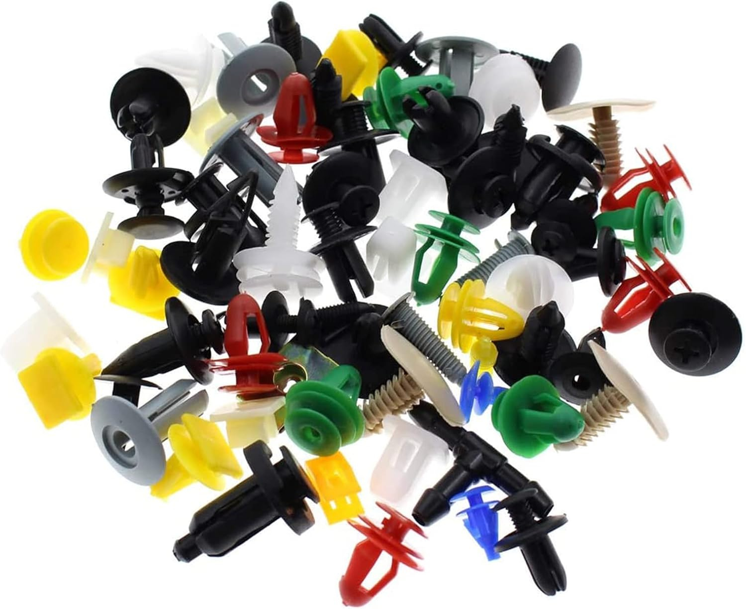 500Pcs Mixed Auto Car Nylon Bumper Retainer Clips & Plastic Fasteners Kit, Body Push Rivets Fender Liner Clips for GM, Ford, Chrysler, Toyota, Lexus, Honda, Acura, Dodge, Jeep image number 5