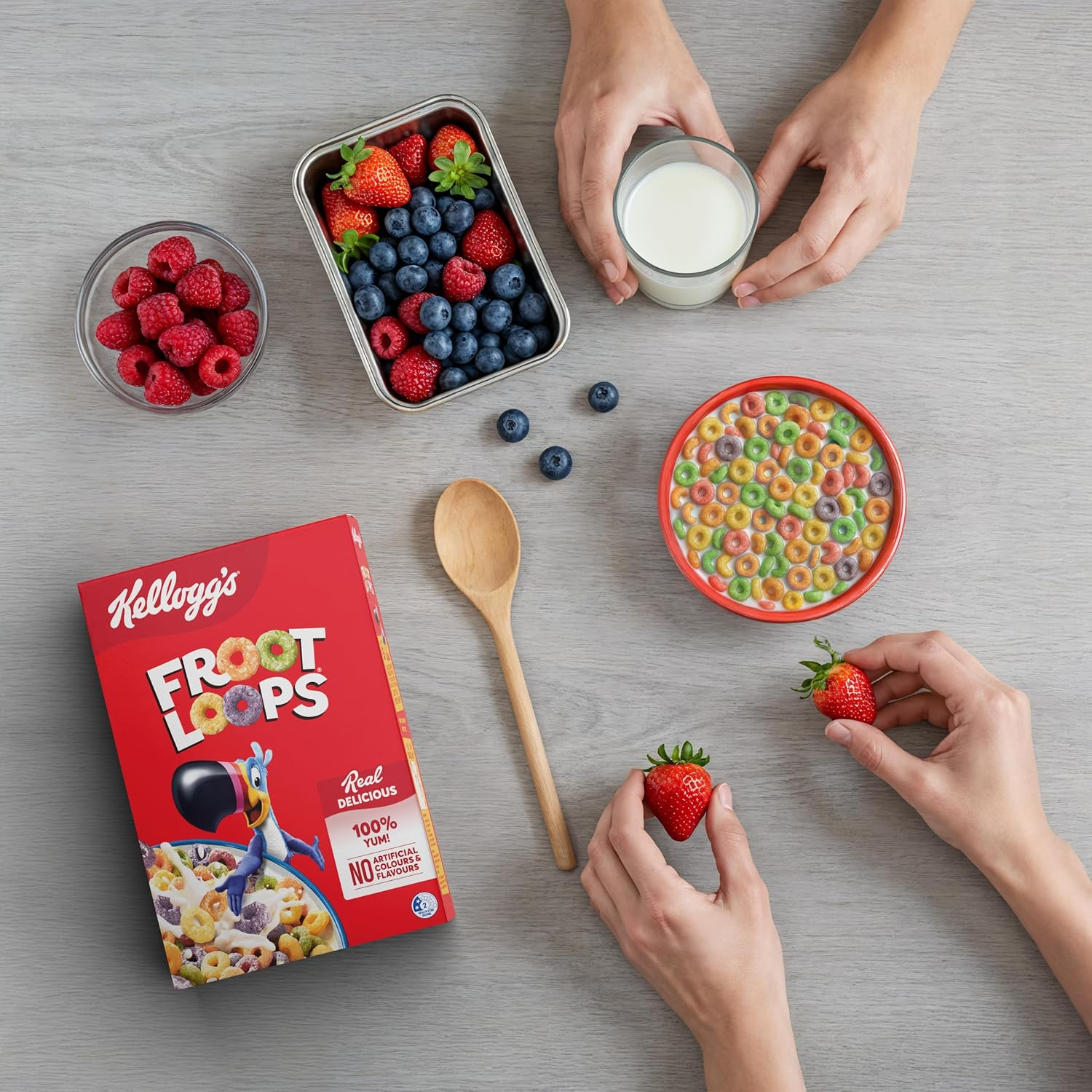 Kellogg'S Froot Loops Breakfast Cereal, 285G image number 5