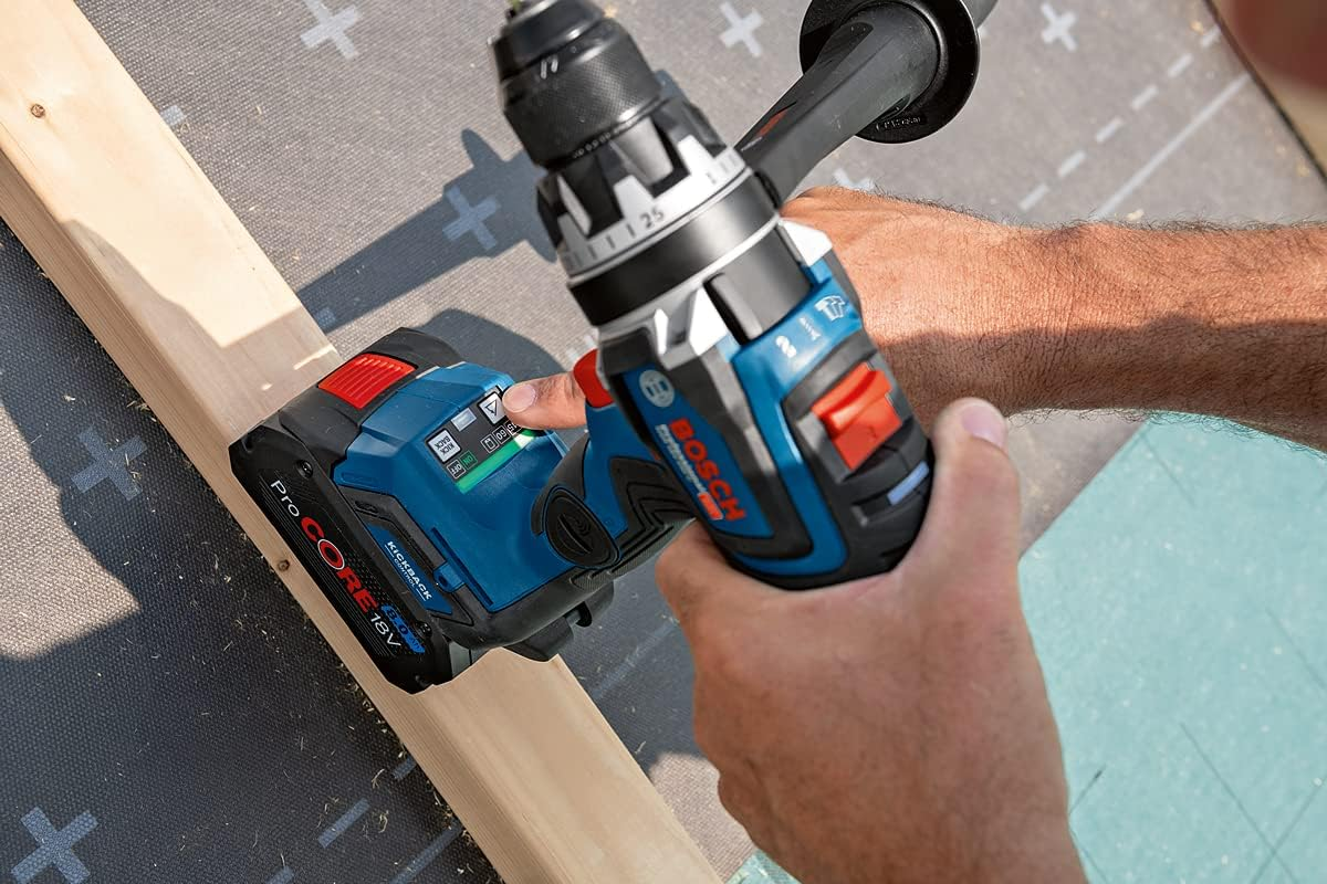Bosch Professional BITURBO GSB 18V-150 C Cordless Combi Drill (Max. Torque of 150 Nm, without Rechargeable Batteries and Charger, in Cardboard Box) image number 5