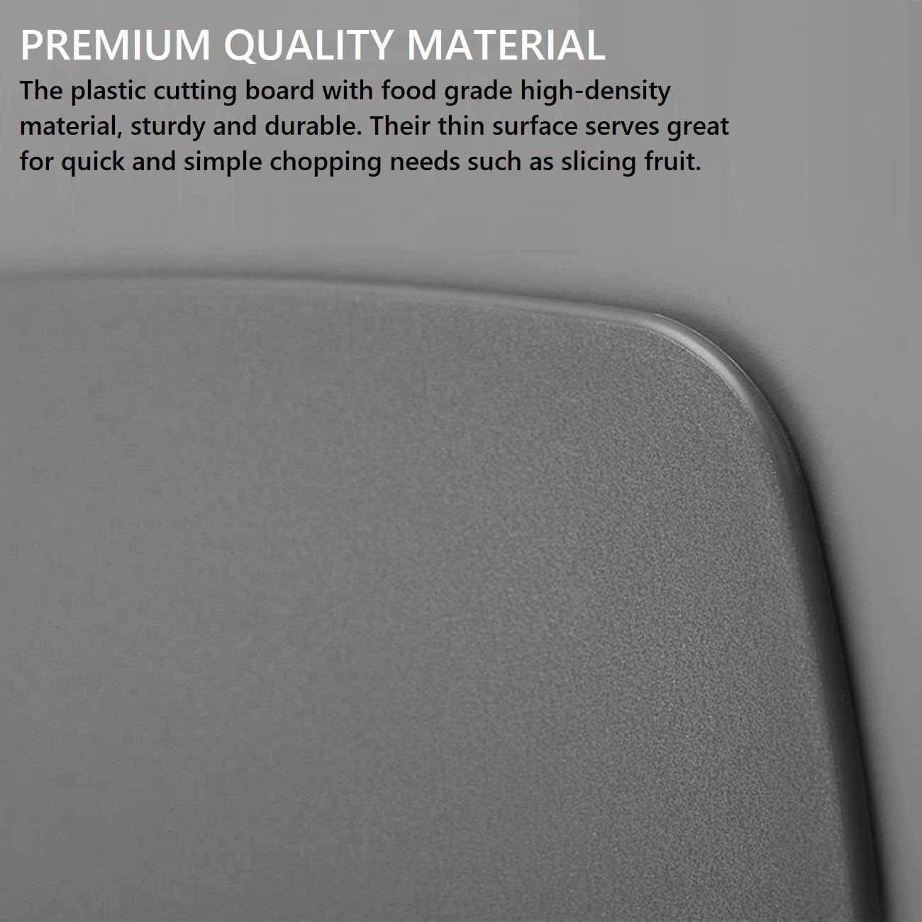 Plastic Kitchen Cutting Board Set, 3 Piece, Thick Chopping Boards for Meat, Veggies, Fruits, with Easy Grip Handle,Dishwasher Safe (Pink)