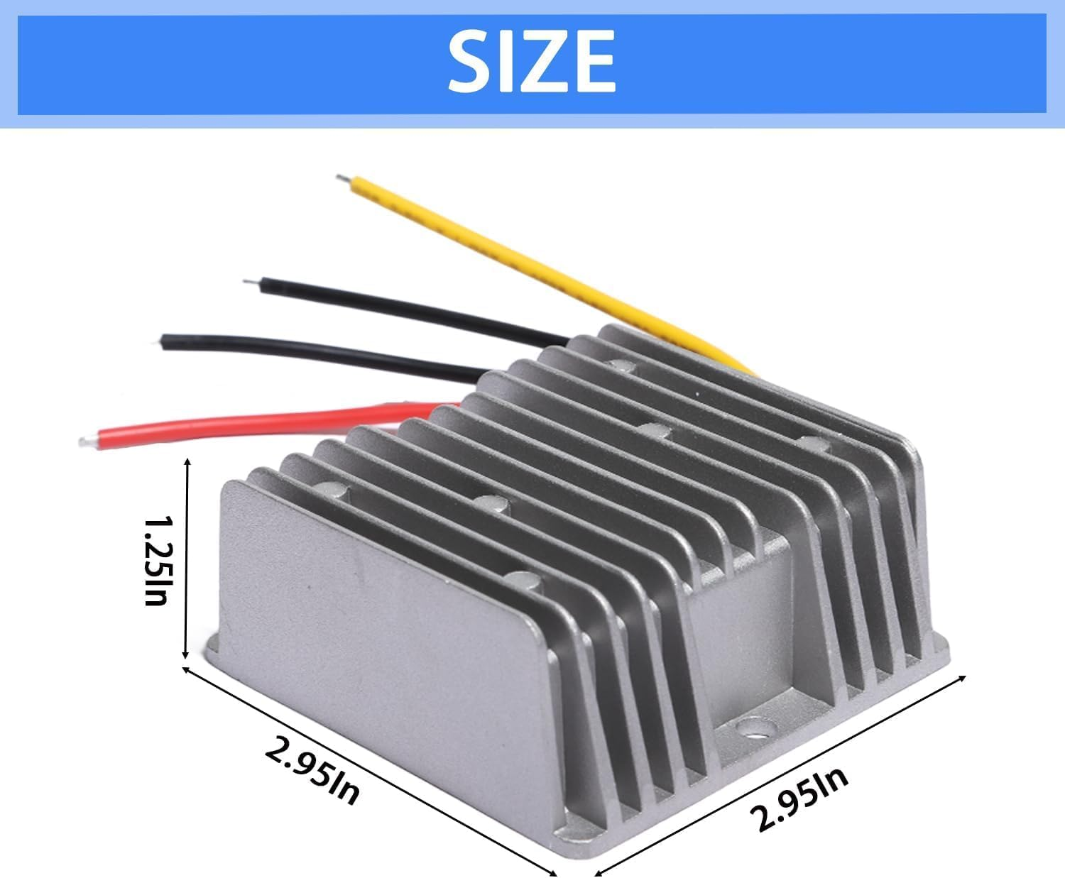 DC Converter Voltage Reducer Step down 10A 120W 48V 36V to 12V Transformer Waterproof Automatic Buck Boost Voltage Stabilizer for Car Truck Boat Solar System Durable Power Adapter image number 5
