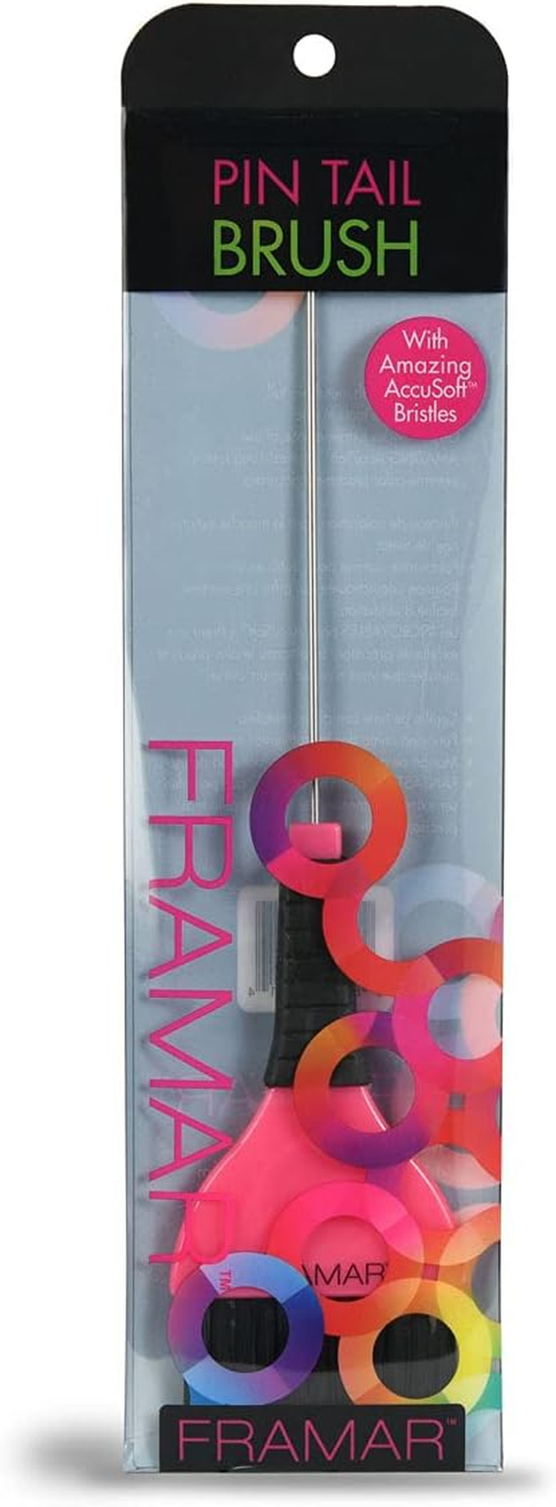 Framar Pin Tail Brush, Pink image number 1
