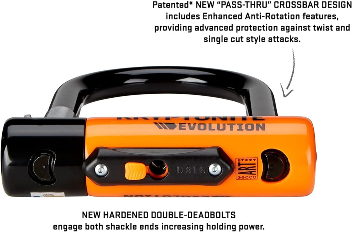 Kryptonite Evolution 11-14Mm U-Lock with Flexframe-U Bracket image number 4