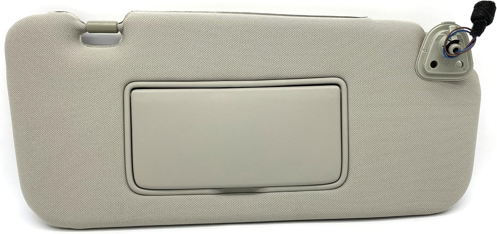 Ezzy Auto Gray Right Passenger Side Sun Visor Compatible with Nissan Murano 2009 2010 2011 2012 2013 2014 96401-1AA1B