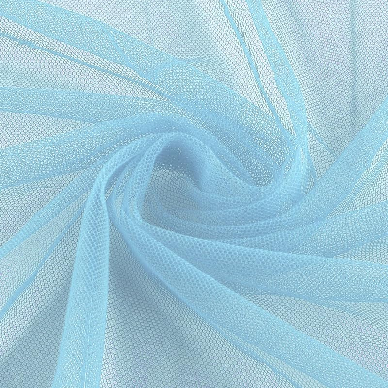 160Cm X 100Cm Black Polyester Tulle Mesh, Clear Bridal Veil Mesh for Wedding Decoration DIY Craft Projects Gift Wrapping and Outfit Design