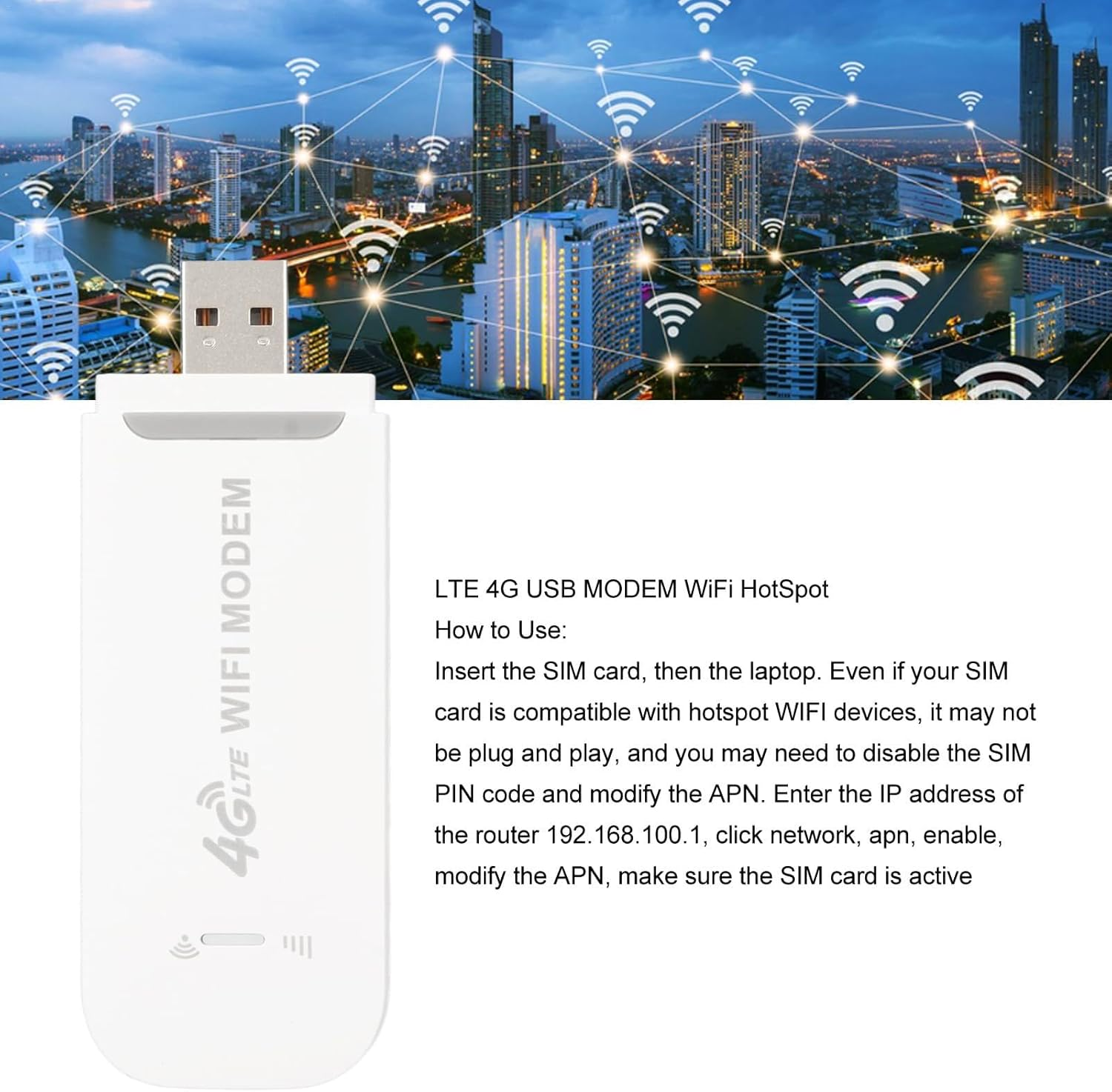 4G USB Dongle | Multifunctional Portable Wifi Device Mobile Internet Device,Practical Wifi Dongle Wireless Wifi Adapter for Travel Business Work image number 4