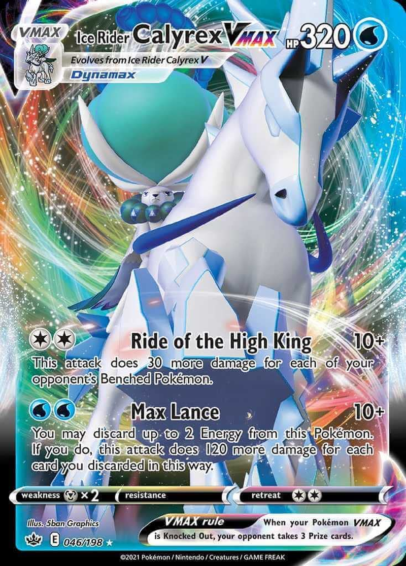 Pokemon Cards: Ice Rider Calyrex VMAX League Battle Deck image number 2
