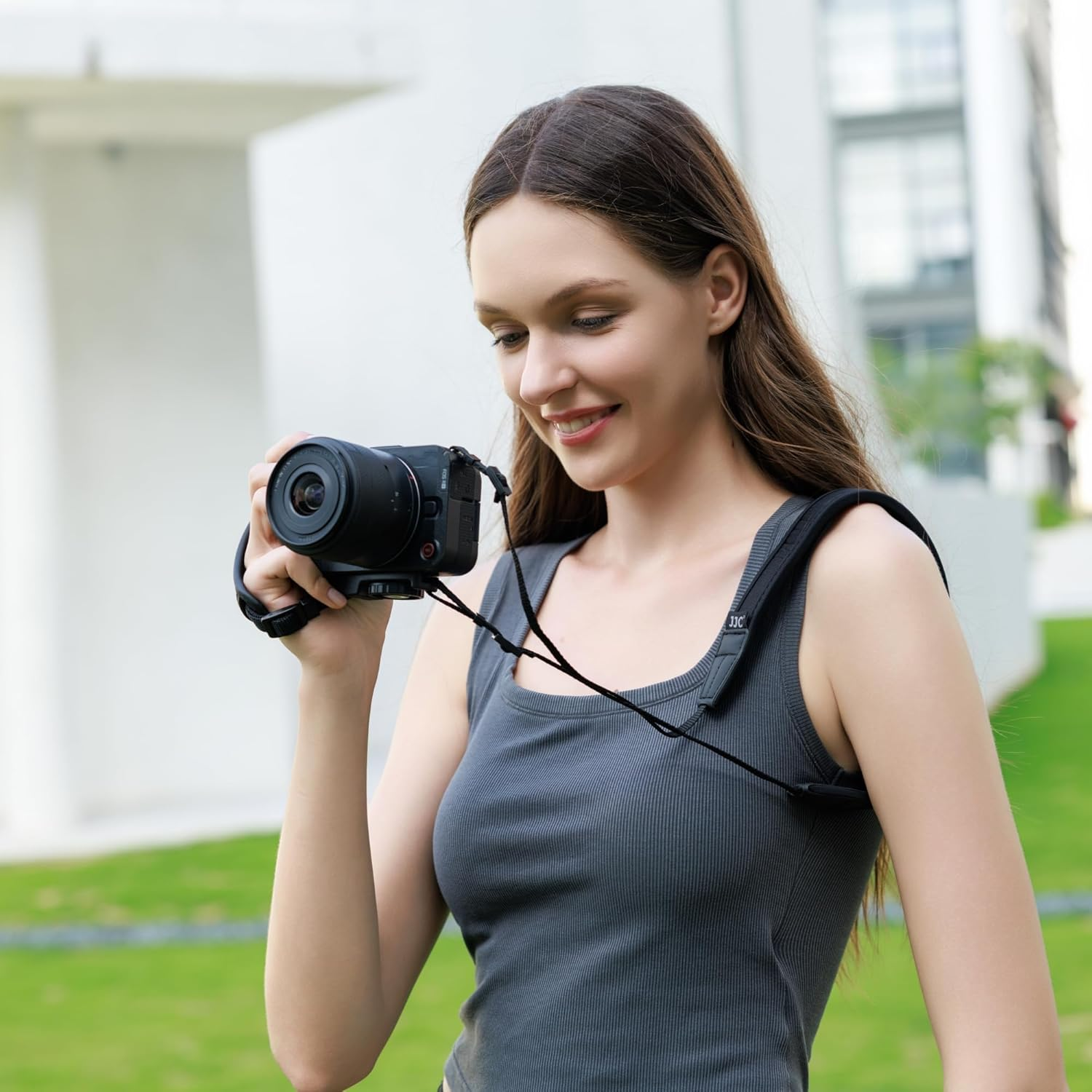 Camera Hand Wrist Grip Strap with Thinner Lanyard for Canon EOS R50 V R50V R100 R10 R6 R5 R6 Mark II for Fujifilm X Half GFX 100 II Coolpix P1100 for Panasonic Lumix S1II S1IIE S1RII FZ80D S5IIX S9 image number 2