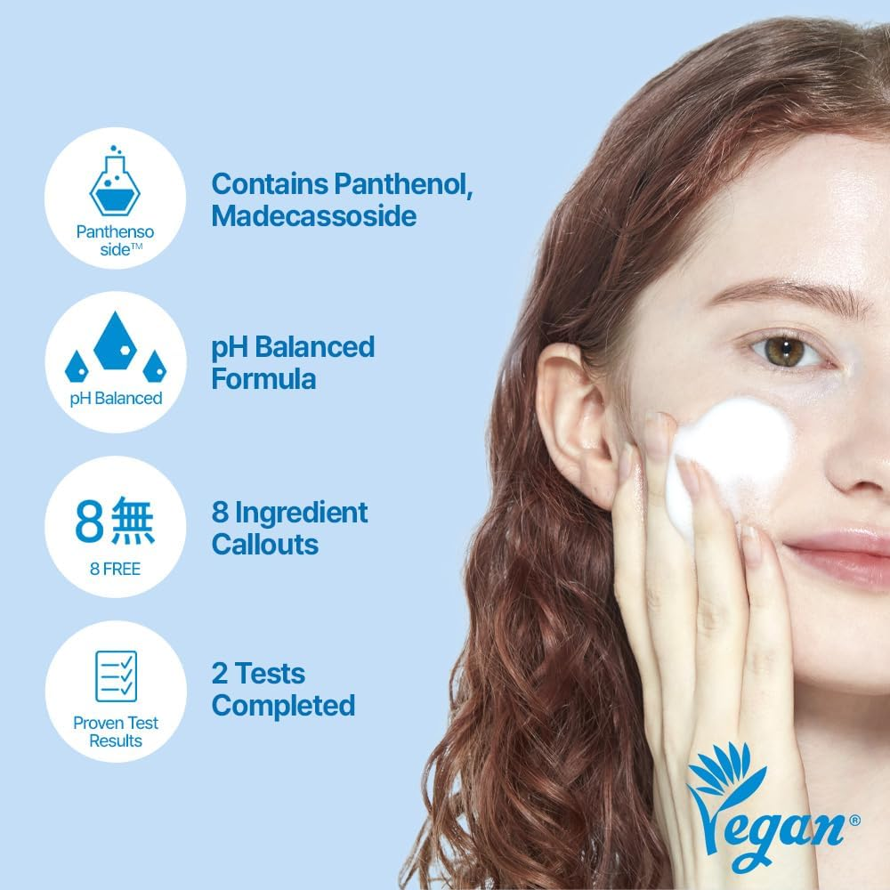 Soonjung 5.5 Foam Cleanser 5.1 Fl. Oz. (150Ml) 23AD | Soft Bubble Hydrating Vegan Facial Cleanser for Sensitive Skin | Fragrance-Free Low-Ph Korean Cleansing Wash | K-Beauty | Vegan image number 5