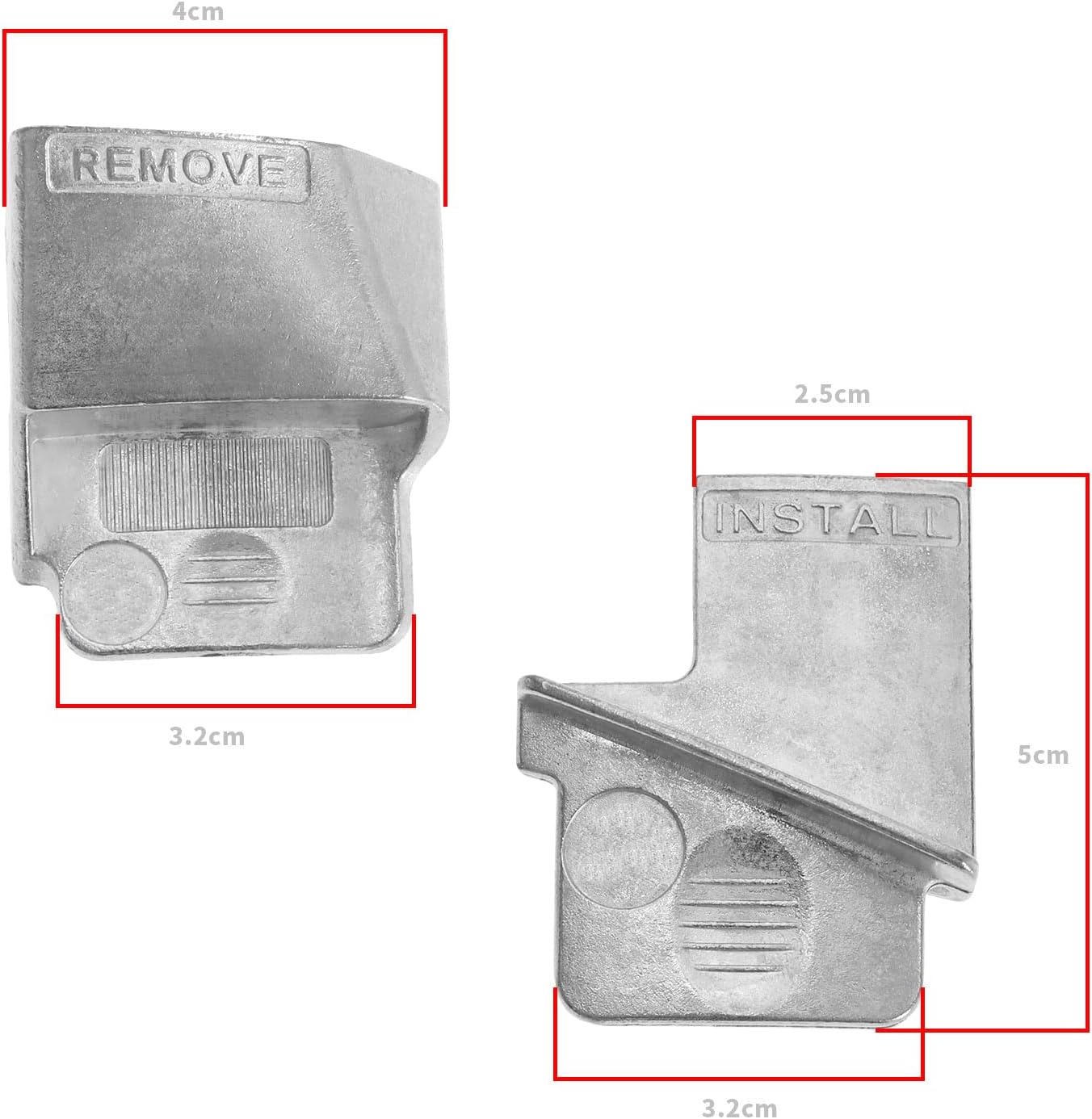 Emsea 2PCS Stretch Belt Remover Installer Tool Set Metal Stretch Belt Mate Kit Ribbed Drive Belt Removal/Installation Aid Tool for Belts on Trucks Cars image number 6