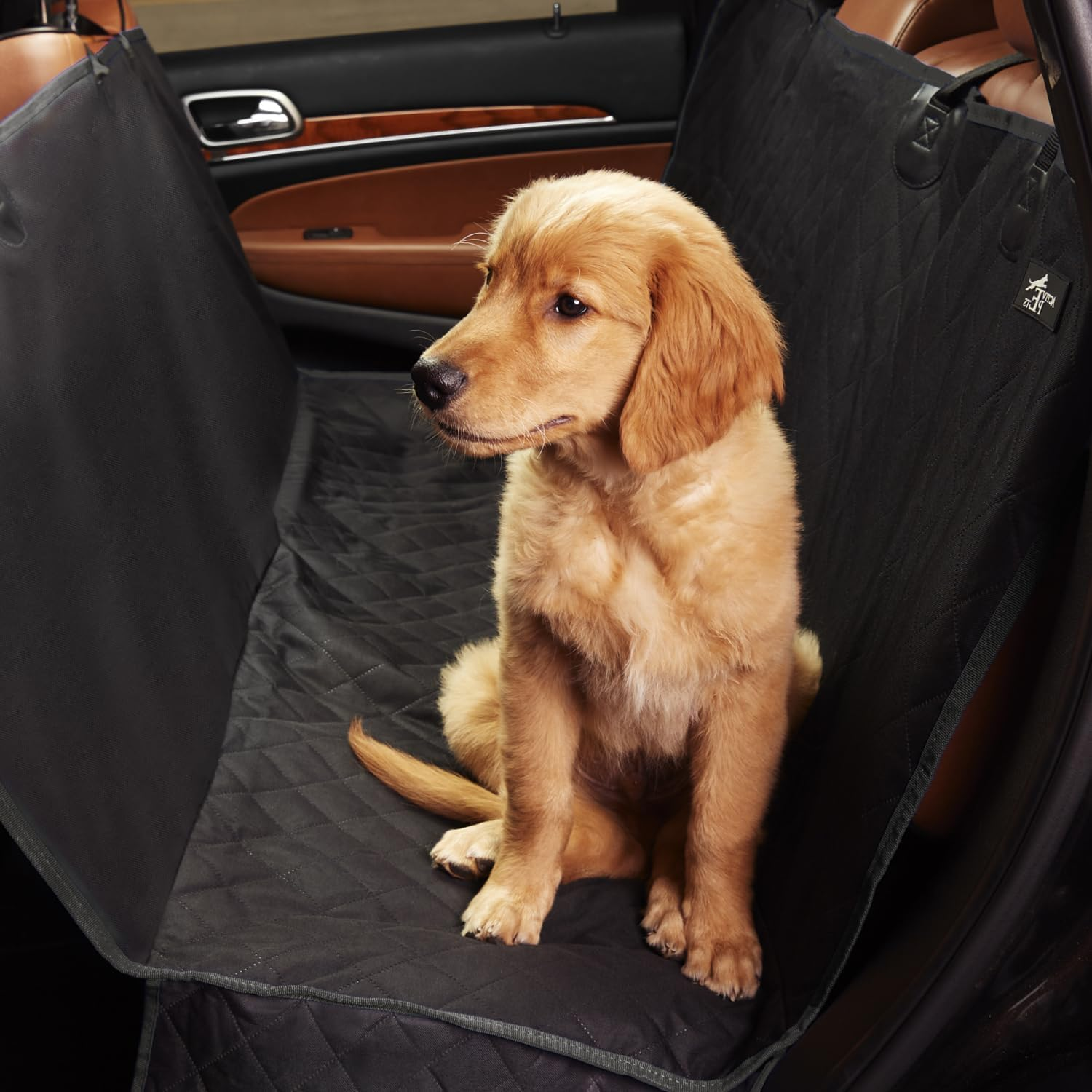 ONE Day Sale! Dog Back Seat Cover Protector Waterproof Scratchproof Nonslip Hammock for Dogs Backseat Protection against Dirt and Pet Fur Durable Pets Seat Covers for Cars Trucks Suvs (Black)