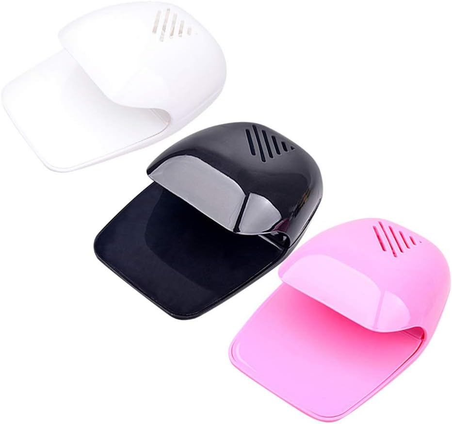 Lurrose Fingernail Dryer Mini Nail Dryer Portable Nail Dryer with Fan Mini Size for Regular Nail Polishes Nail Air Dryer image number 2