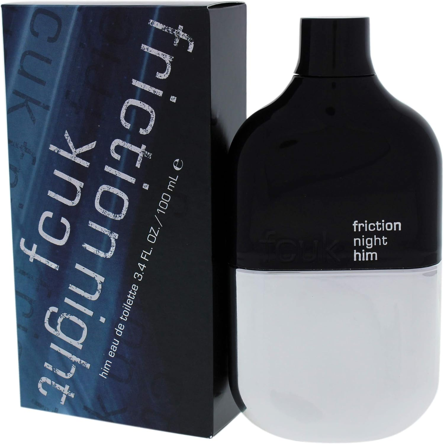 Fcuk Friction Night Eau De Toilette Spray for Men, Spicy, 100 Millilitre image number 2