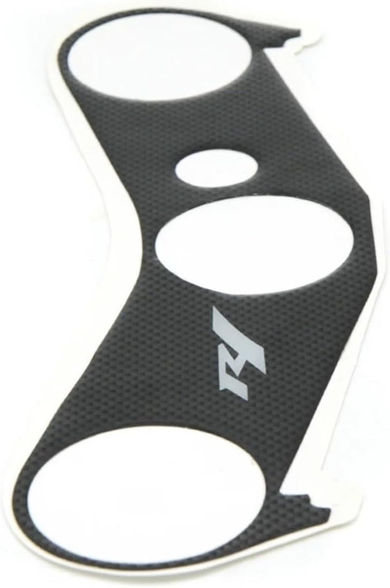 Jininshengxindianzi Compatible with Yamaha YZF-R1 YZF R1 YZFR1 2002 2003 2004 Motorcycle Tank Protection Plate Fork Badge Steering Bracket Cover Decal Sticker (Color : CF R1 Logo) - Cf image number 4