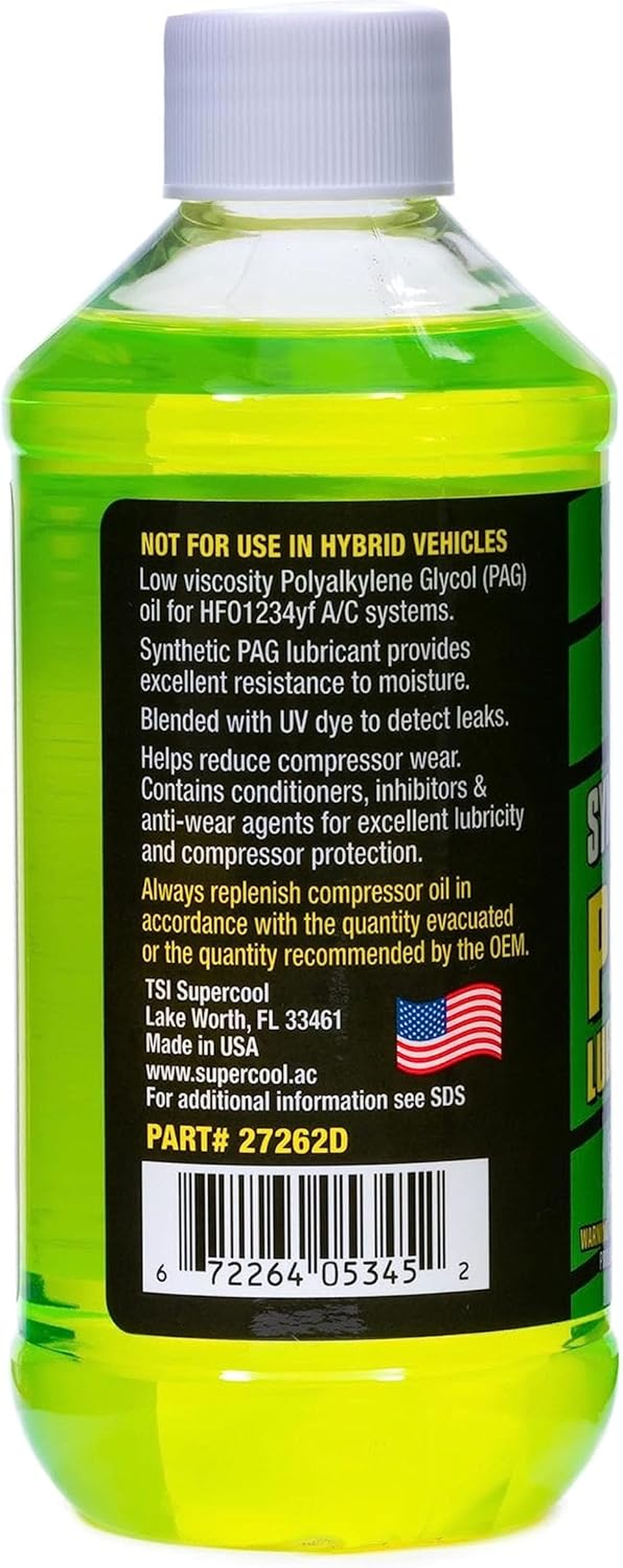 TSI Supercool 27262D Hfo-1234Yf PAG 46 8Oz image number 1