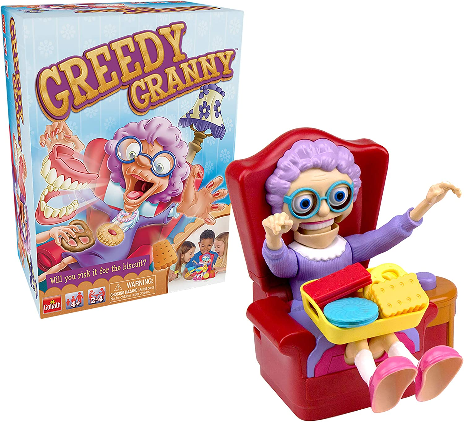 Goliath Greedy Granny Game - Take Treats without Waking Granny | Fun Family Game for Kids & Adults, No Batteries Needed, High-Quality Pieces | 2-4 Players, Ages 4+ image number 2