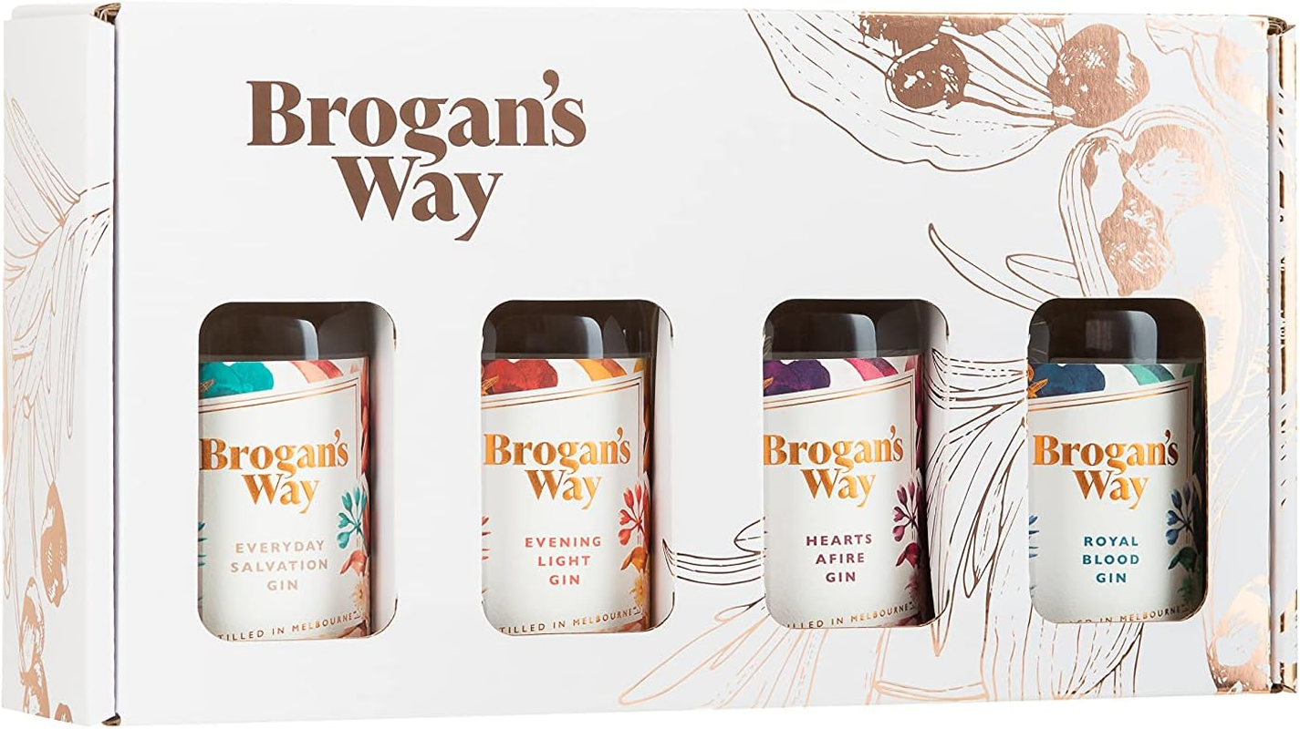 Brogan'S Way Gin Discovery Gift Pack 4 X 200Ml Unique Craft Gins