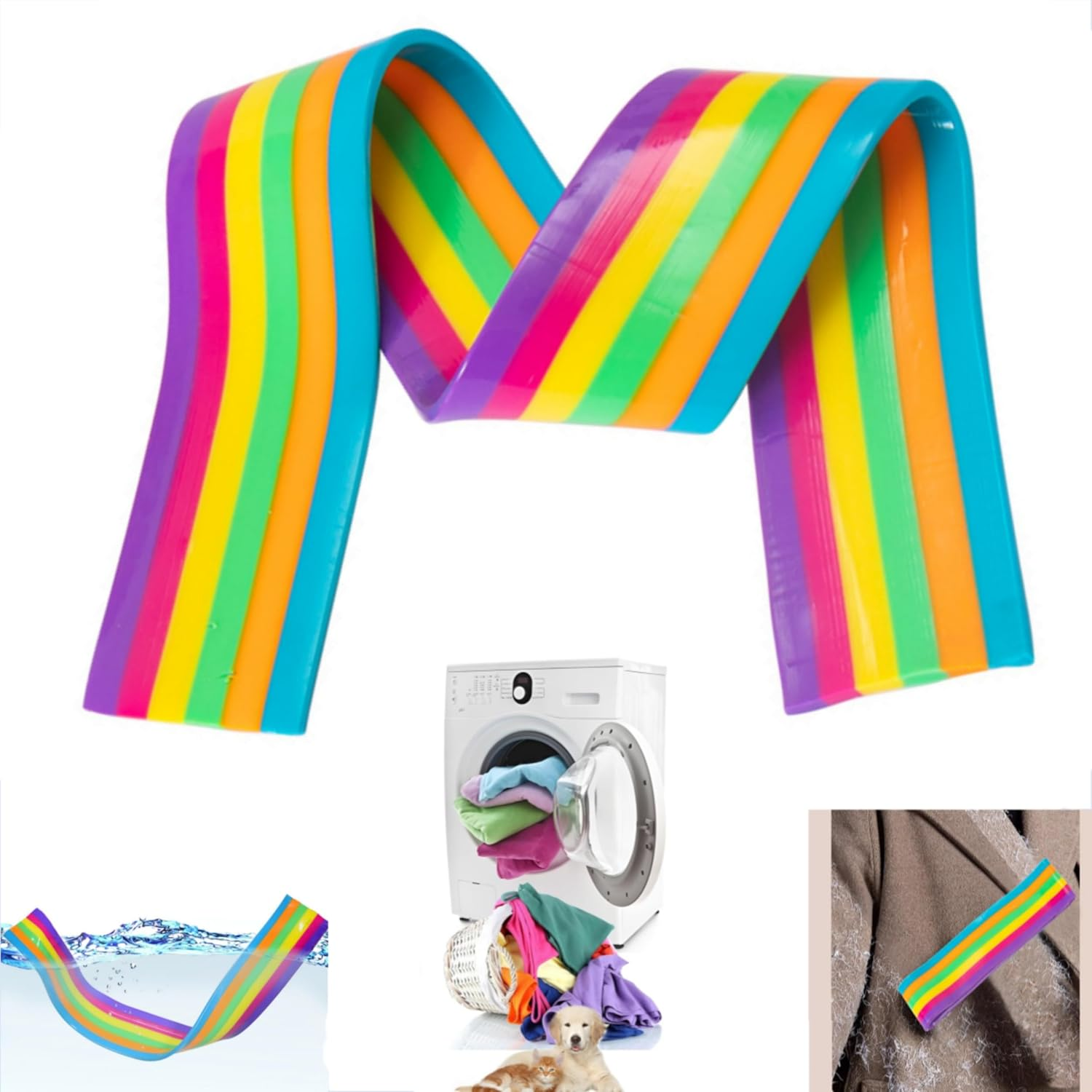 YOUDIWADI Pet Hair Remover for Laundry,Reusable Dog & Cat Hair Remover Tool,Super Viscous Pet Hair Remover for Washer and Dryer Machine Removes Pet Fur, Hair, Lint Remover,Clothes, CHANGLIAN11 image number 6