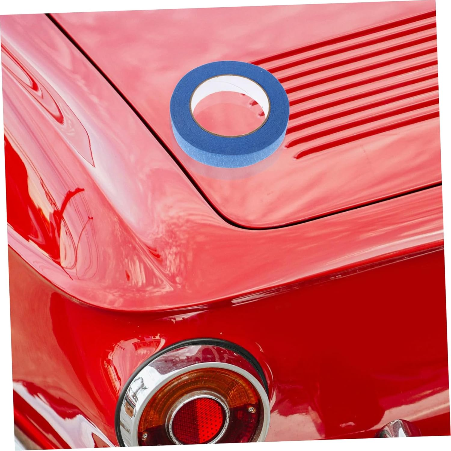 CHILDWEET High Adhesive Thin Masking Tape Narrow Blue Painters Tape Easy Removal for Painting image number 4