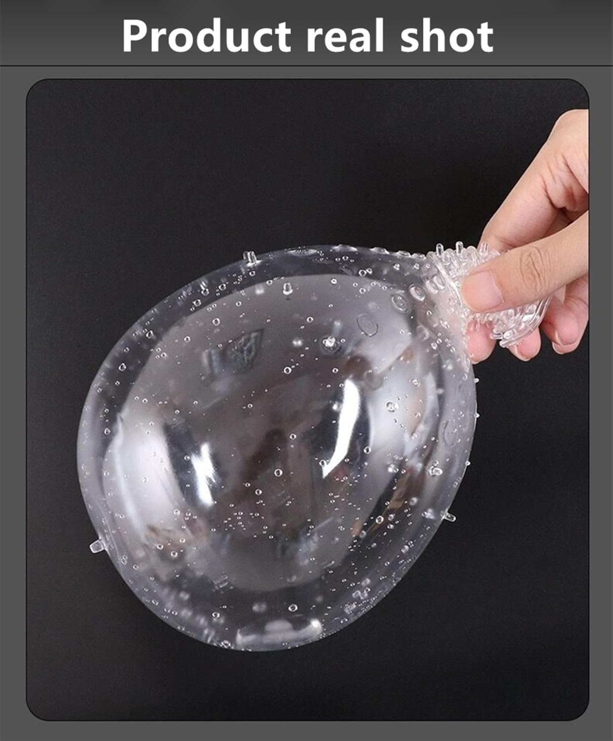 Sponver Threaded Condom Male Condom Adult Lock Crystal Sleeve 4 Designs（Pack of 4）Transparent image number 1