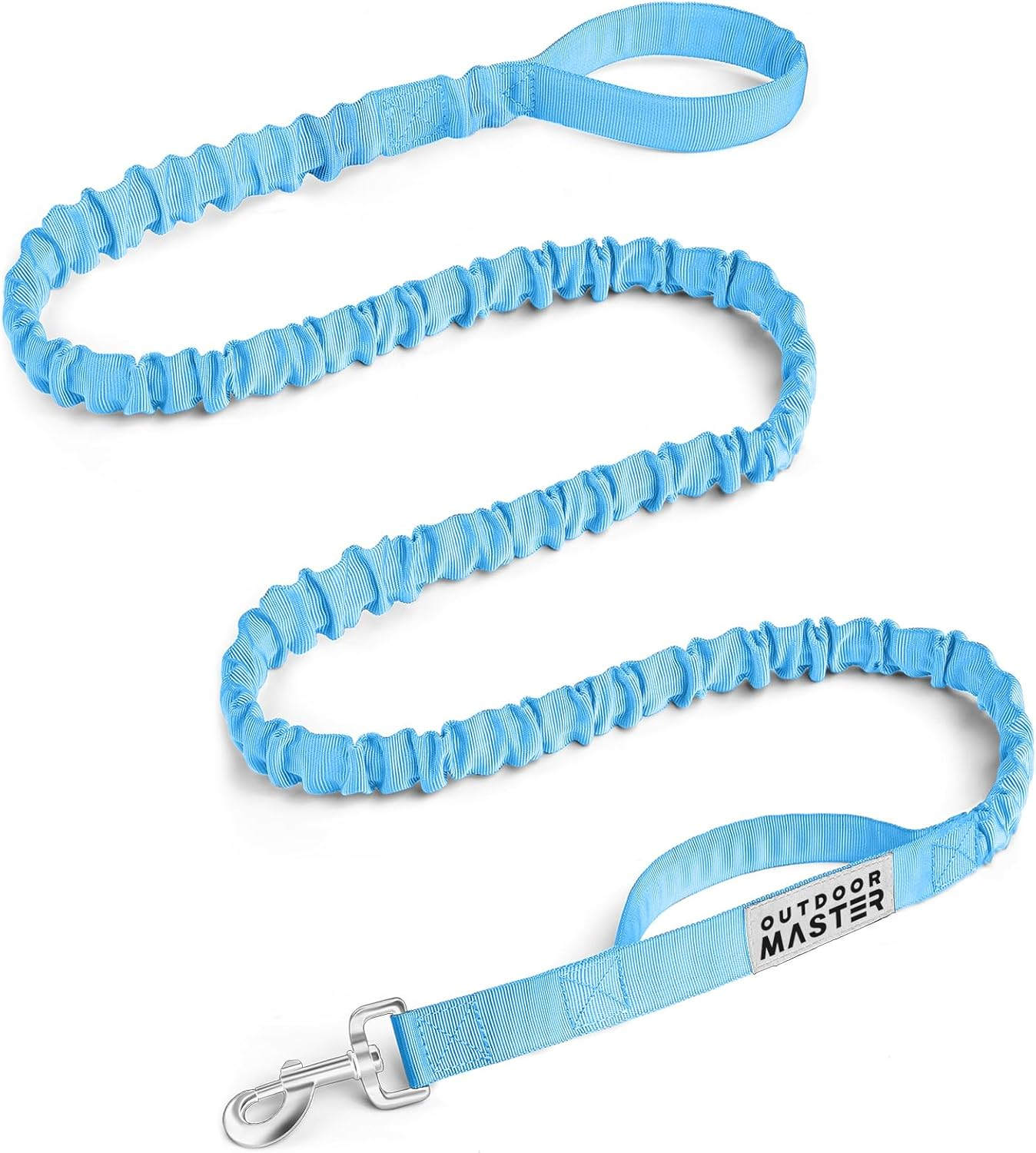 Outdoormaster Bungee Dog Leash (Blue, 4 FT)
