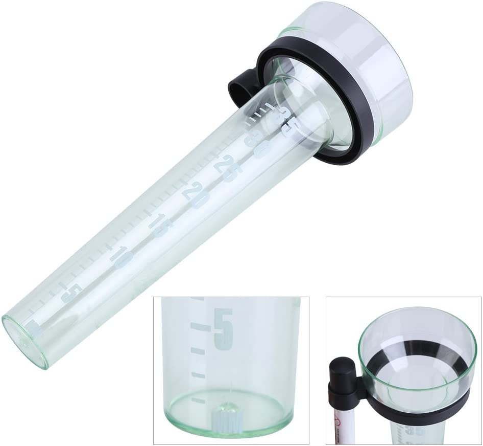 Rain Tube Sturdy Plastic Udometer with Large Printed Numbers for Garden Outdoor Yard 35Mm Capacity image number 4